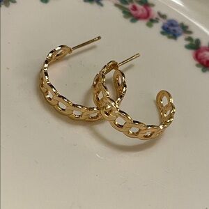 Cutout Hoop Earrings